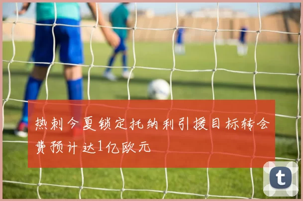 热刺今夏锁定托纳利引援目标转会费预计达1亿欧元